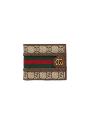Main View - Click To Enlarge - GUCCI - 'Ophidia' monogram mini leather bifold wallet