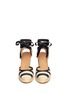 Figure View - Click To Enlarge - KATE SPADE - Santorini stripe canvas espadrille wedge sandals