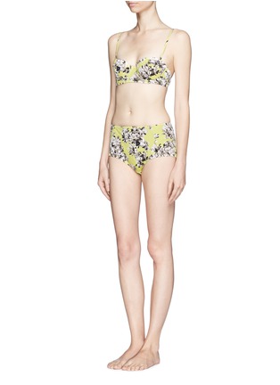 Figure View - Click To Enlarge - J.CREW - Photo floral underwire bikini top
