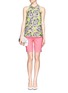 Figure View - Click To Enlarge - J CREW - Pintuck front Bermuda shorts