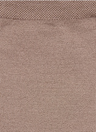 Detail View - Click To Enlarge - HANSEL FROM BASEL - Flat knit crew socks