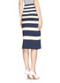 Back View - Click To Enlarge - J.CREW - Collection stripe pencil skirt