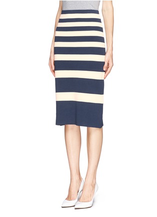Front View - Click To Enlarge - J.CREW - Collection stripe pencil skirt