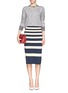 Figure View - Click To Enlarge - J.CREW - Collection stripe pencil skirt