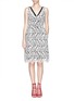 Main View - Click To Enlarge - ERDEM - 'Elizabeth' embroidery lace back bow dress