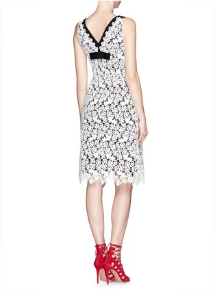 Figure View - Click To Enlarge - ERDEM - 'Elizabeth' embroidery lace back bow dress