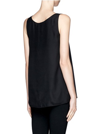 Back View - Click To Enlarge - VINCE - Silk georgette tank top 