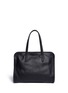 Back View - Click To Enlarge - ALEXANDER MCQUEEN - 'Padlock' medium leather tote