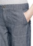 Detail View - Click To Enlarge - VINCE - Chambray pants