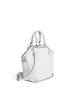 Detail View - Click To Enlarge - ALEXANDER WANG - Emile small 3D mesh leather tote