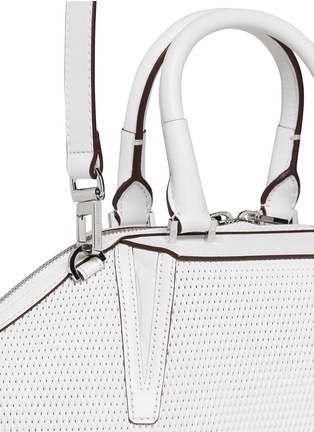 Detail View - Click To Enlarge - ALEXANDER WANG - Emile small 3D mesh leather tote