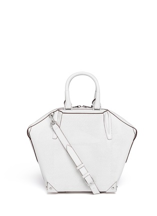 Main View - Click To Enlarge - ALEXANDER WANG - Emile small 3D mesh leather tote