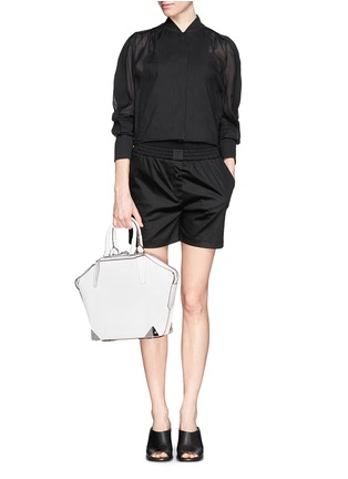 Figure View - Click To Enlarge - ALEXANDER WANG - Emile small 3D mesh leather tote