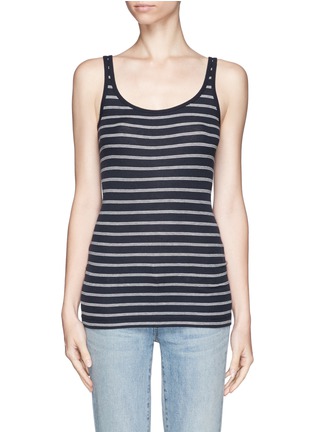 Main View - Click To Enlarge - VINCE - Stripe rib tank top