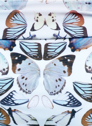 Detail View - Click To Enlarge - WILDFOX COUTURE - Butterfly print fold-over bikini bottom