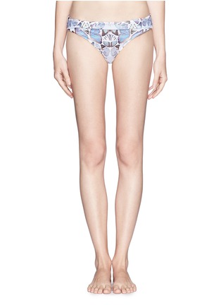 Main View - Click To Enlarge - WILDFOX COUTURE - Butterfly print fold-over bikini bottom