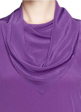 Detail View - Click To Enlarge - SANDRO - Scarf front tank top