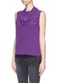 Front View - Click To Enlarge - SANDRO - Scarf front tank top