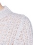 Detail View - Click To Enlarge - SANDRO - 'Stage' mohair open knit sweater