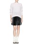 Figure View - Click To Enlarge - SANDRO - 'Stage' mohair open knit sweater
