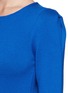 Detail View - Click To Enlarge - MAJE - 'Kasakh' pleat shoulder sweater