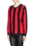Front View - Click To Enlarge - SANDRO - 'Selia' stripe sweater