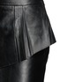 Detail View - Click To Enlarge - MAJE - Pleat layer leather skirt