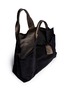 Detail View - Click To Enlarge - PEDRO GARCIA  - 'Perfed' perforated suede tote