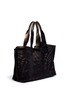 Front View - Click To Enlarge - PEDRO GARCIA  - 'Perfed' perforated suede tote