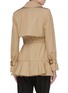 Back View - Click To Enlarge - ALEXANDER MCQUEEN - Belted trench jacket