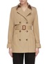 Main View - Click To Enlarge - ALEXANDER MCQUEEN - Belted trench jacket