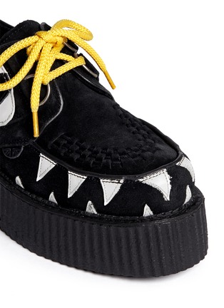 Detail View - Click To Enlarge - UNDERGROUND - Camaro eye and teeth suede creepers