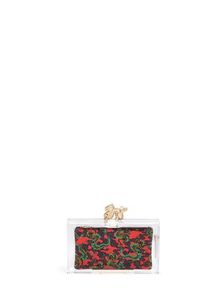 Main View - Click To Enlarge - CHARLOTTE OLYMPIA - 'Dragon pandora' perspex clutch