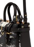 Detail View - Click To Enlarge - REED KRAKOFF - 'Micro Boxer' lizard print leather satchel