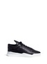 Main View - Click To Enlarge - FILLING PIECES - 'Mountain Cut' waxed leather sneakers