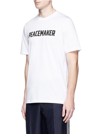 Front View - Click To Enlarge - OAMC - 'Peacemaker' bulldog print T-shirt