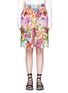 Main View - Click To Enlarge - PORTS 1961 - Floral print poplin wide leg shorts