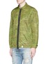 Front View - Click To Enlarge - MAGIC STICK - 'DEATH FROM ABOVE' camouflage print padded parachute jacket