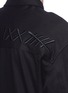Detail View - Click To Enlarge - ELIZABETH COLE - Metal ring shirt jacket