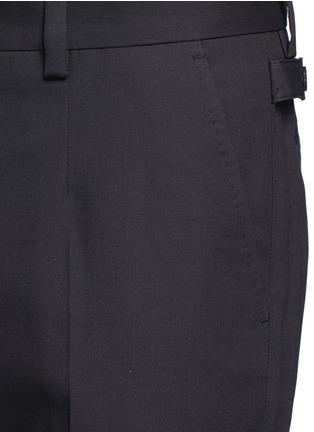 Detail View - Click To Enlarge - - - Rolled cuff cotton pants