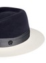 Detail View - Click To Enlarge - MAISON MICHEL - 'Andre' colourblock rabbit felt fedora hat