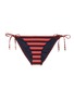 Main View - Click To Enlarge - STELLA MCCARTNEY - 'Stripe' side tie bikini bottoms