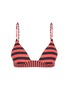 Main View - Click To Enlarge - STELLA MCCARTNEY - 'Stripe' plunge bikini top