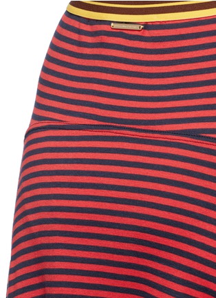 Detail View - Click To Enlarge - STELLA MCCARTNEY - Stripe midi jersey skirt