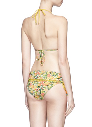 Back View - Click To Enlarge - STELLA MCCARTNEY - 'Iconic Prints' citrus triangle bikini top