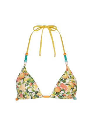 Main View - Click To Enlarge - STELLA MCCARTNEY - 'Iconic Prints' citrus triangle bikini top