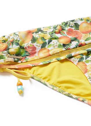Detail View - Click To Enlarge - STELLA MCCARTNEY - 'Iconic Prints' citrus foldover waist bikini bottom