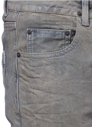 Detail View - Click To Enlarge - RICK OWENS DRKSHDW - 'Detroit' bleached slim fit jeans