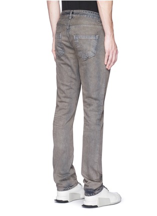 Back View - Click To Enlarge - RICK OWENS DRKSHDW - 'Detroit' bleached slim fit jeans