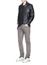 Figure View - Click To Enlarge - RICK OWENS DRKSHDW - 'Detroit' bleached slim fit jeans